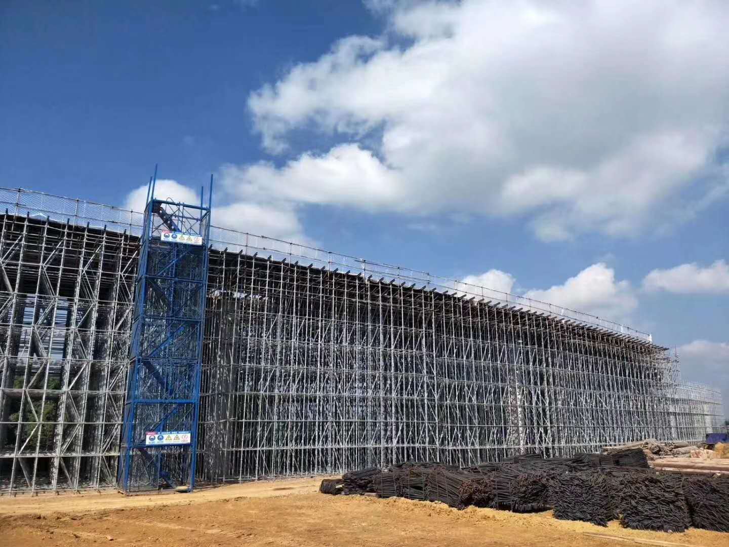 盤扣腳手架搭建周期短，經濟效益好！